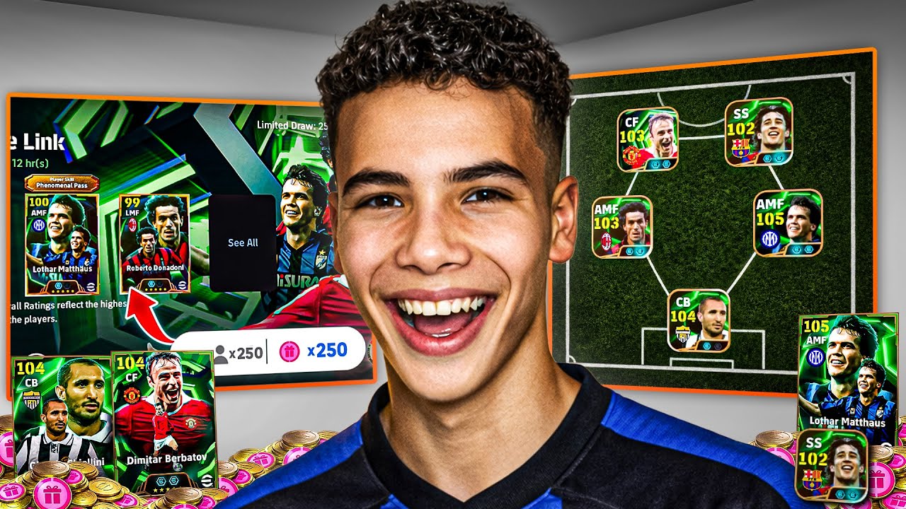 تفجير 250 فتحة على بكج الكنز المجاني!🔥 مستحيل أخيرًا ختمت البكج 😍 | eFootball 26