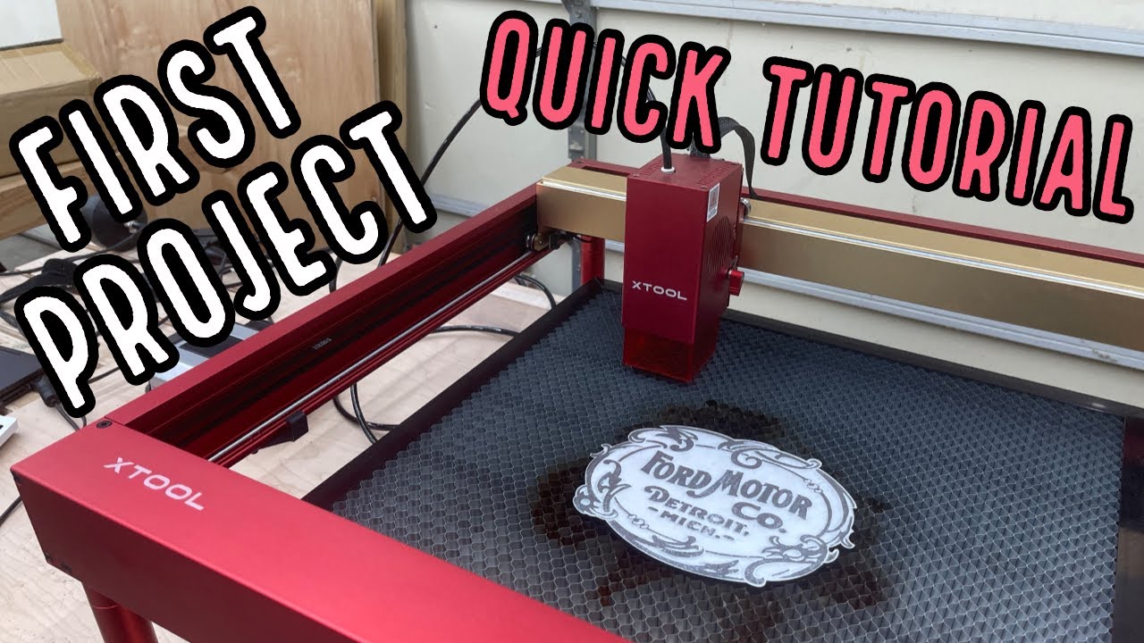 Quick and Easy First Project Tutorial xTool D1 Pro Laser Cutter