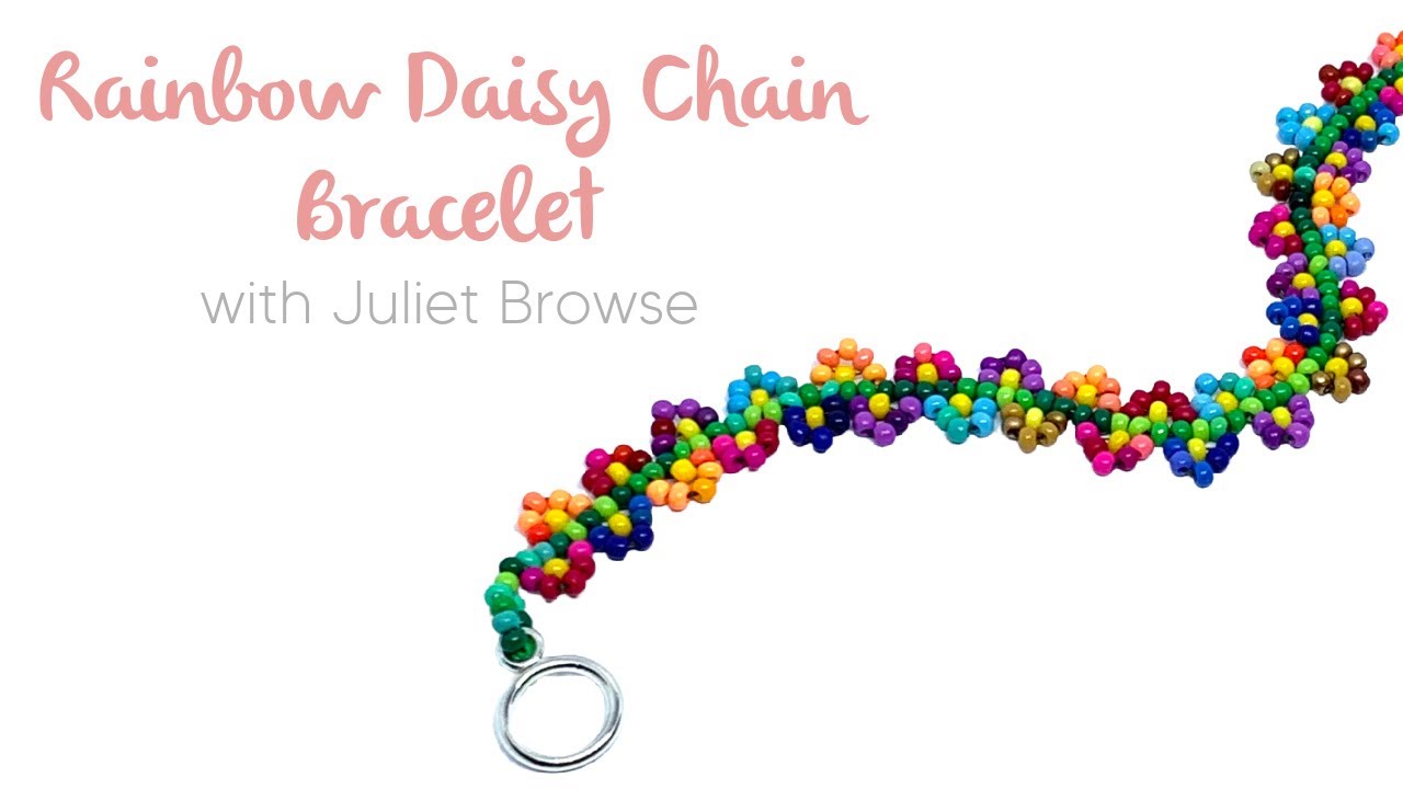 Rainbow Daisy Chain Seed Bead Workshop with Juliet Browse