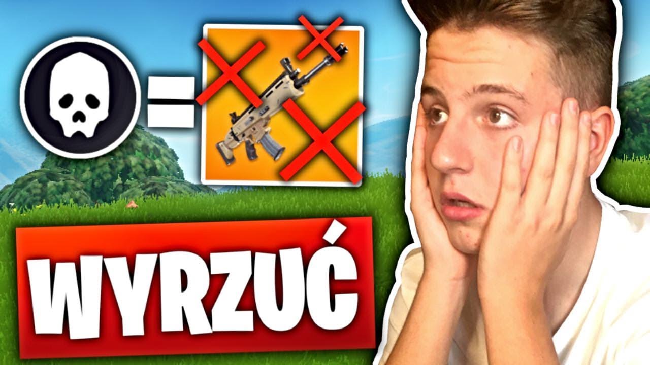 WYRZUĆ ITEM PO KAŻDYM FRAGU FORTNITE CHALLENGE