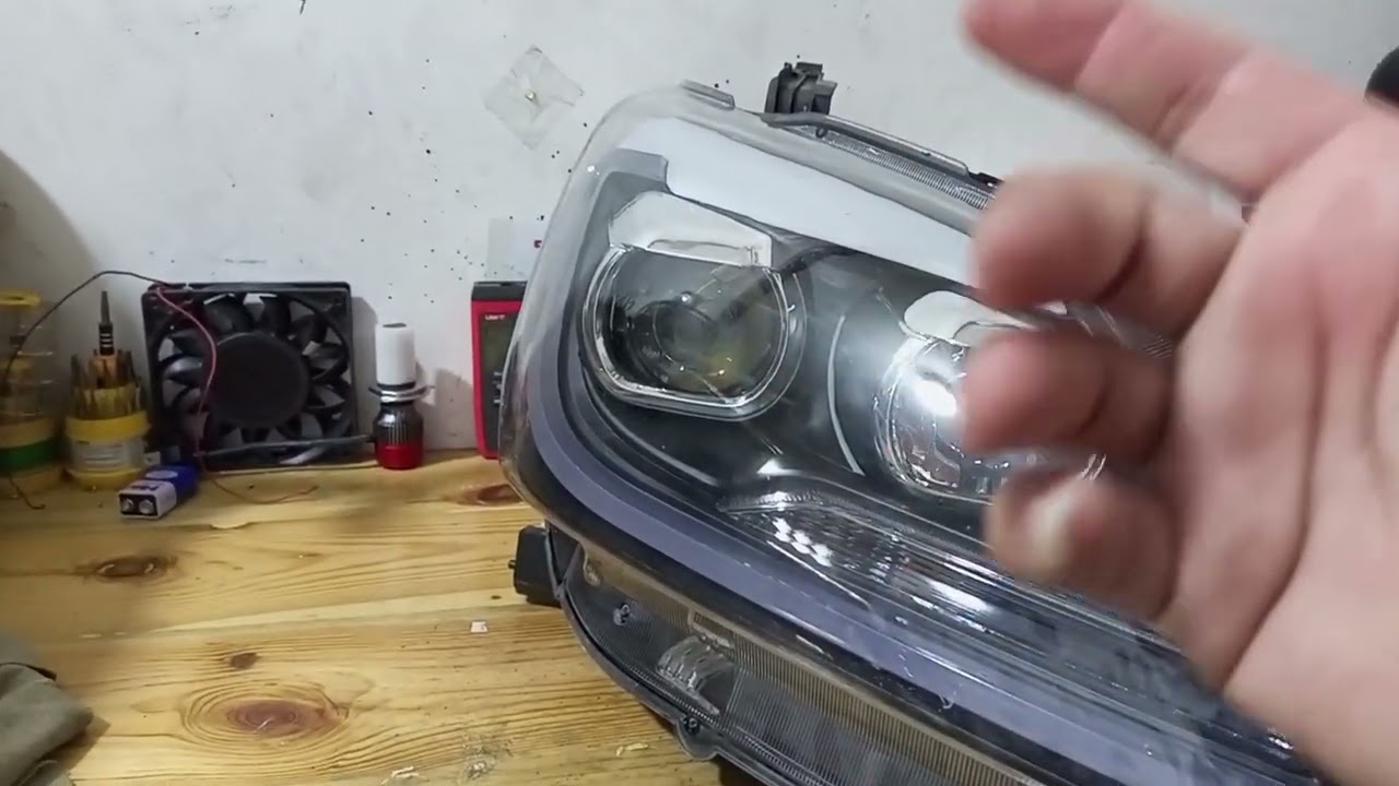 headlamp aftermarket kijang innova grand 2013 low dan high ganti led paling terang