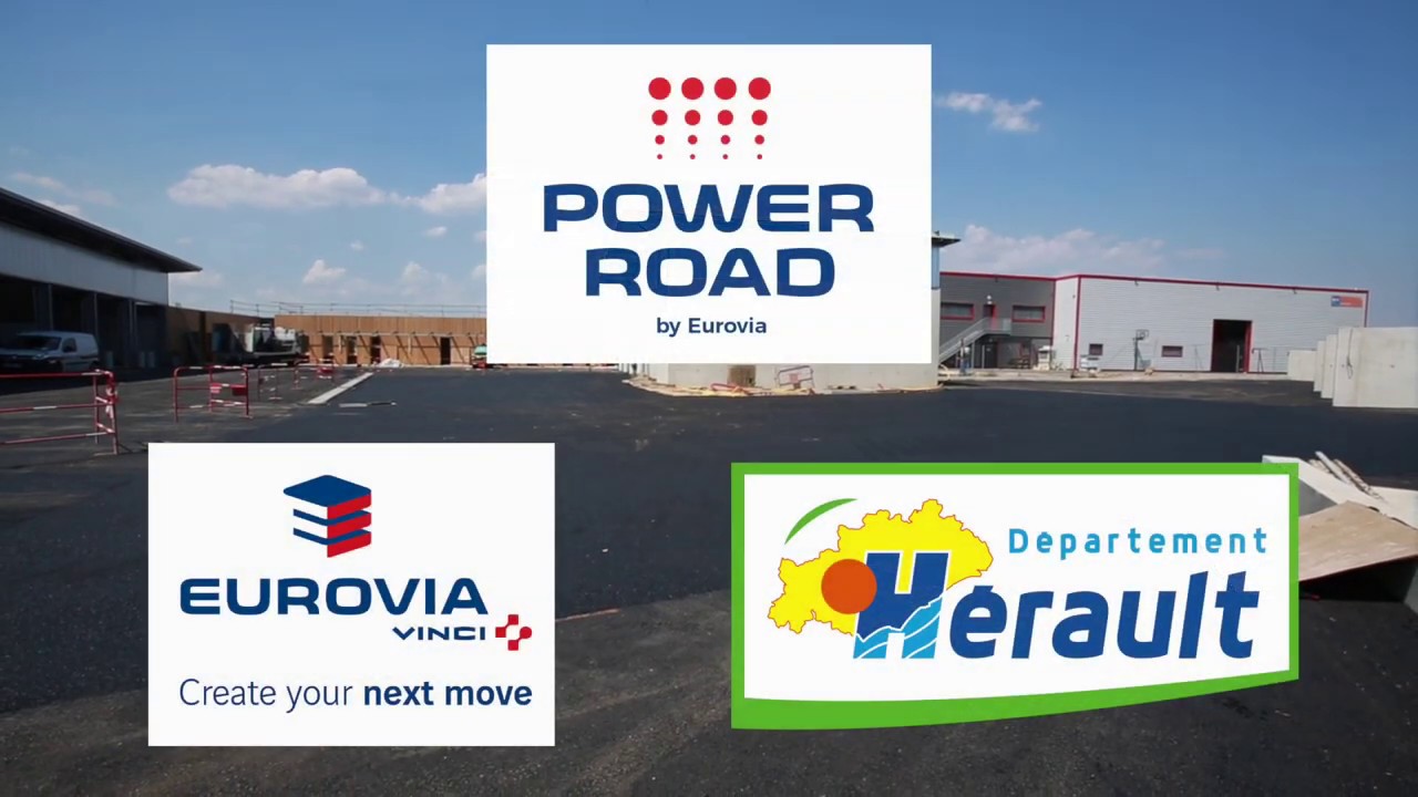 Chantier de Olonzac : Eurovia Power Road