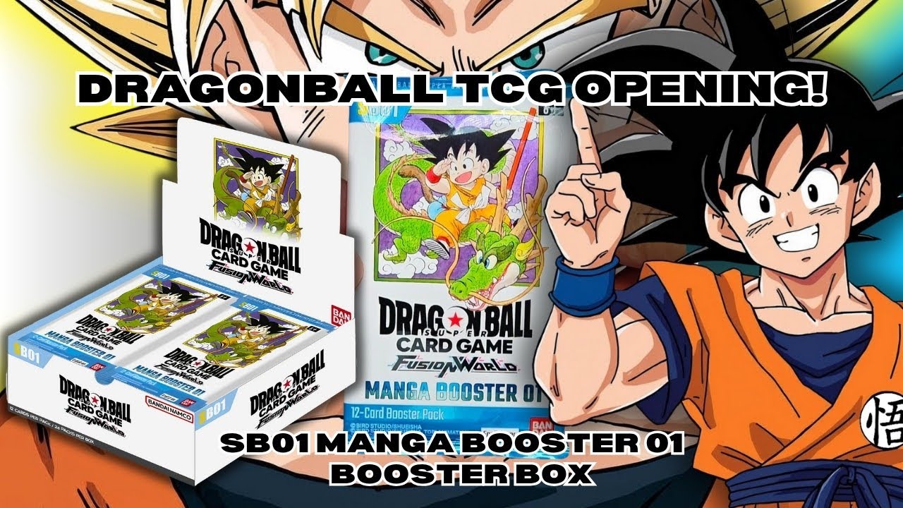 🐉🔥Dragonball SB01 Manga booster 01 booster box opening 🟠⭐️ 