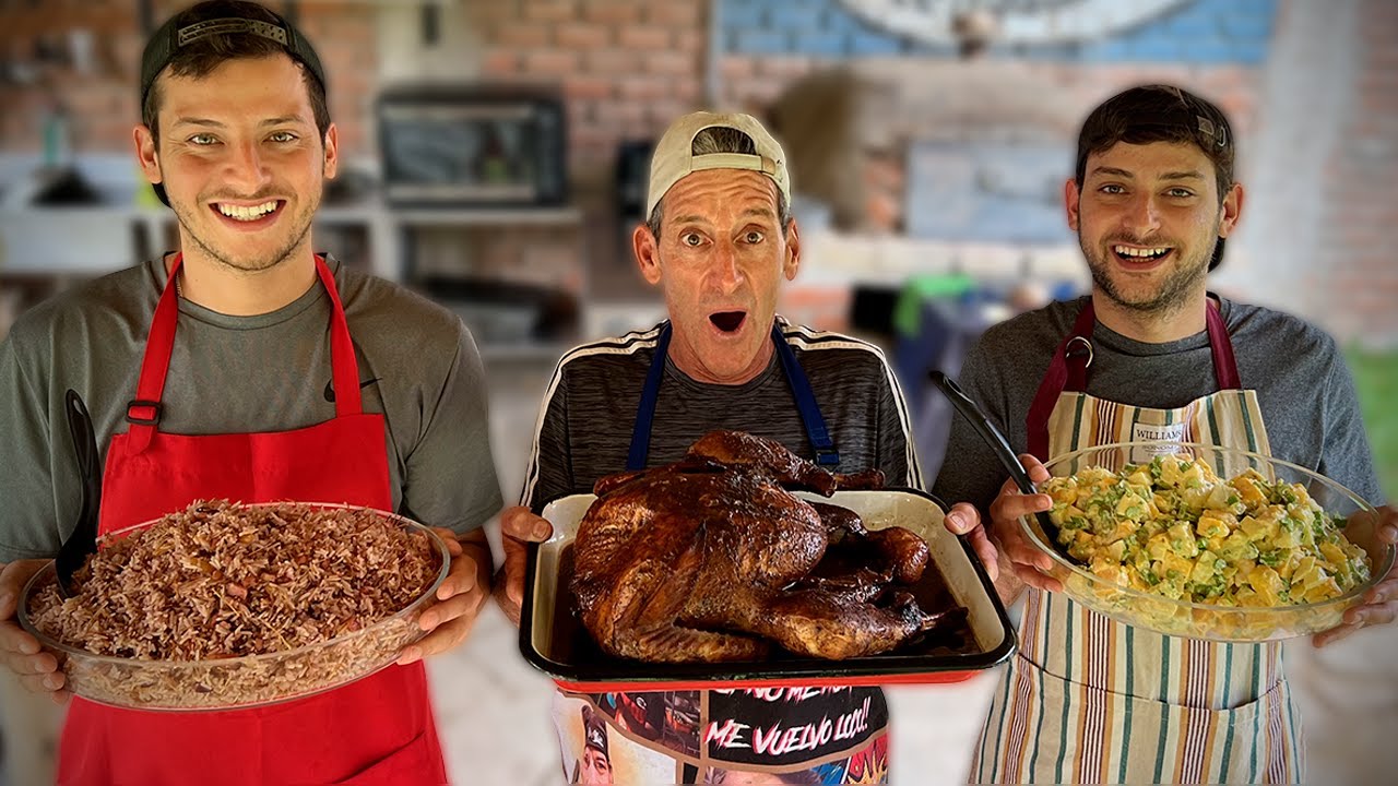 Esta es nuestra RECETA NAVIDEÑA [Pavo con arroz y Ensalada]