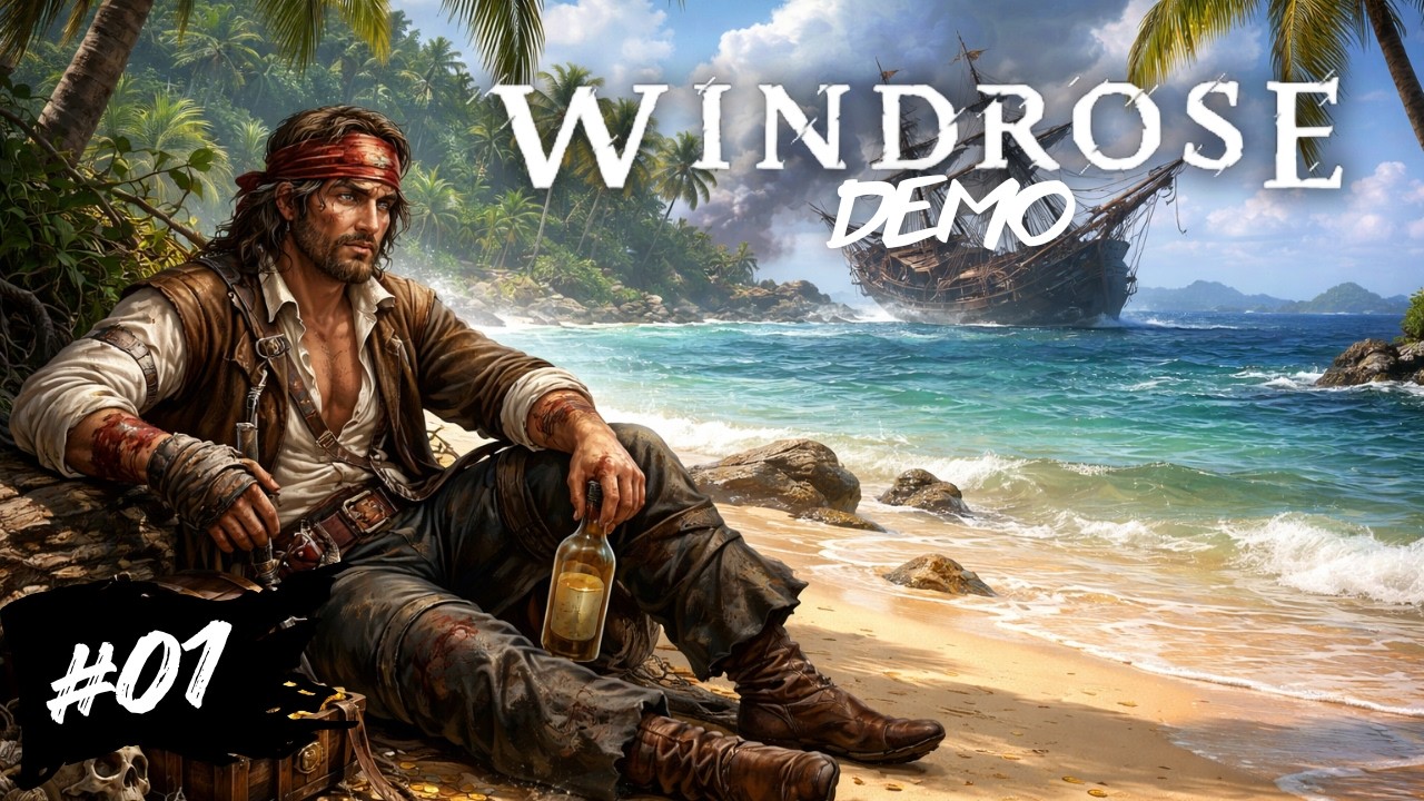 WINDROSE 🏴&zwj;☠️Demo #01: Vom Kapit&auml;n zum Schiffbr&uuml;chigen