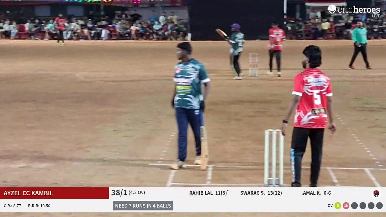 UNX RED ARMY AZHIKODE vs AYZEL CC KAMBIL live cricket match | JANASHAKTHI 15TH GOLDEN CUP FLOOD LIG