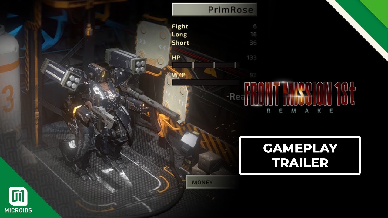 Front Mission 1St Remake | Gameplay Trailer | Forever Entertainment, Square Enix & Microids
