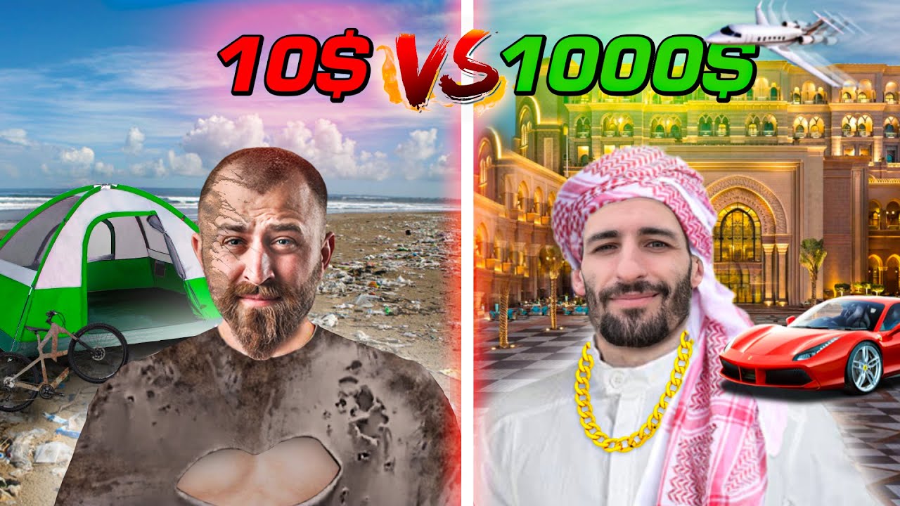 10$ vs 1000$ Holiday Challenge  - Arabic edition w/ @SosoAroundTheWorld