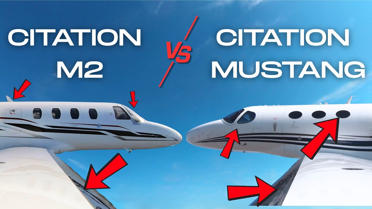 Citation Mustang vs Citation M2
