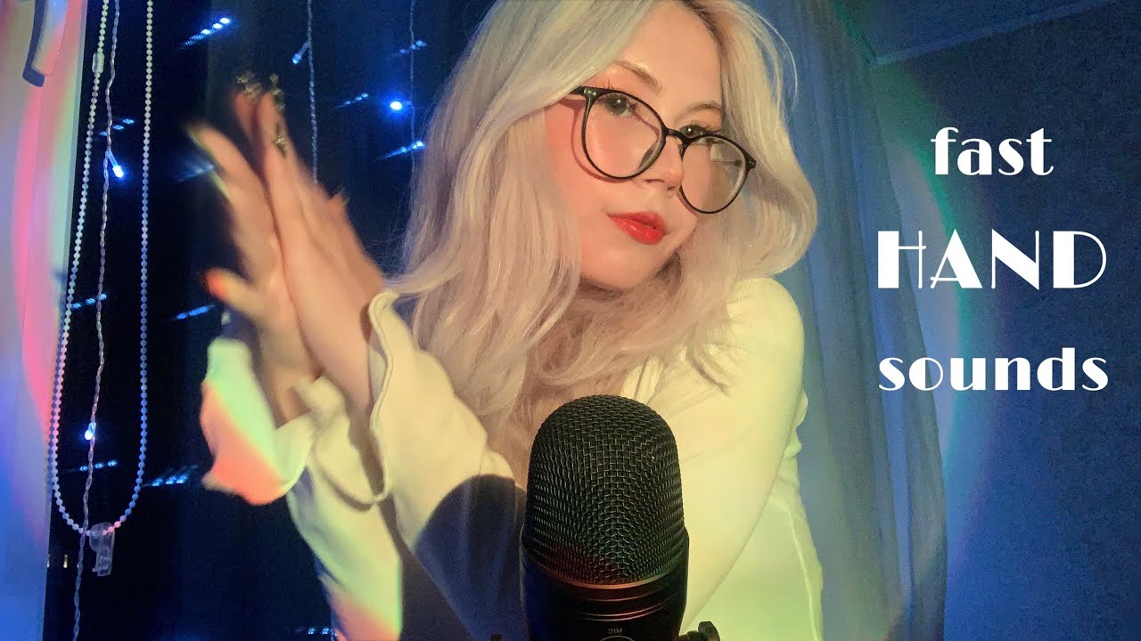 FAST ASMR ♡ Быстрые и Агрессивные Звуки РУК  ~ hand sounds, fast triggers, whisper ~