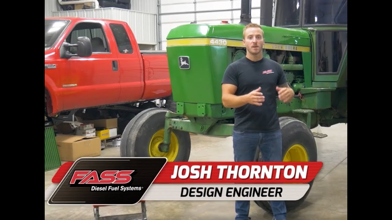 Модернизация топливной системы John Deere 4430 1974 года!