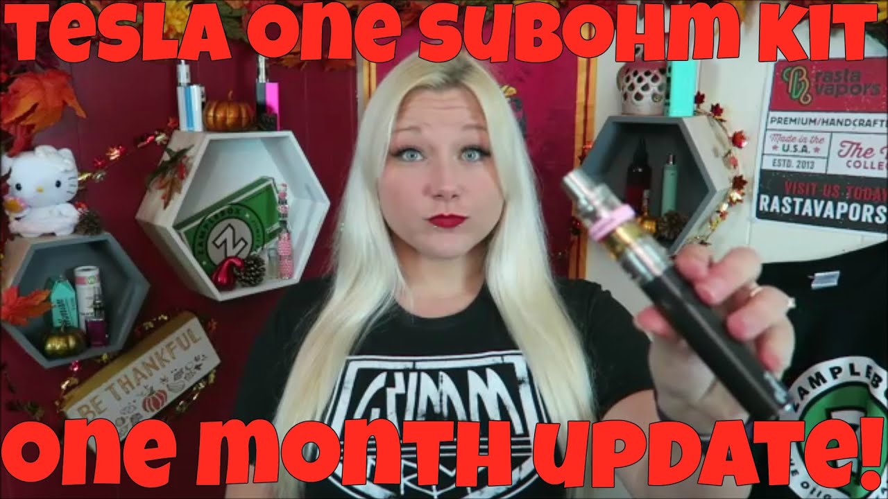 Tesla 1 SubOhm Kit One Month Update! | TiaVapes Review