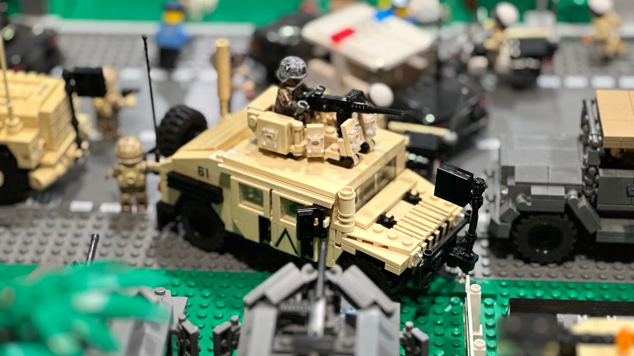 Giant Lego Military Base MOC!