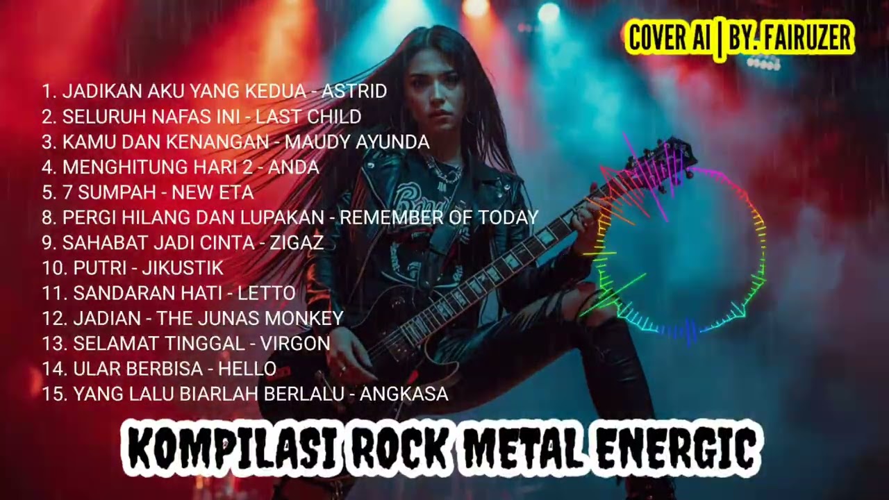 KOMPILASI MUSIC ROCK & METAL ENERGIC – COVER AI | By. Fairizer 🔥