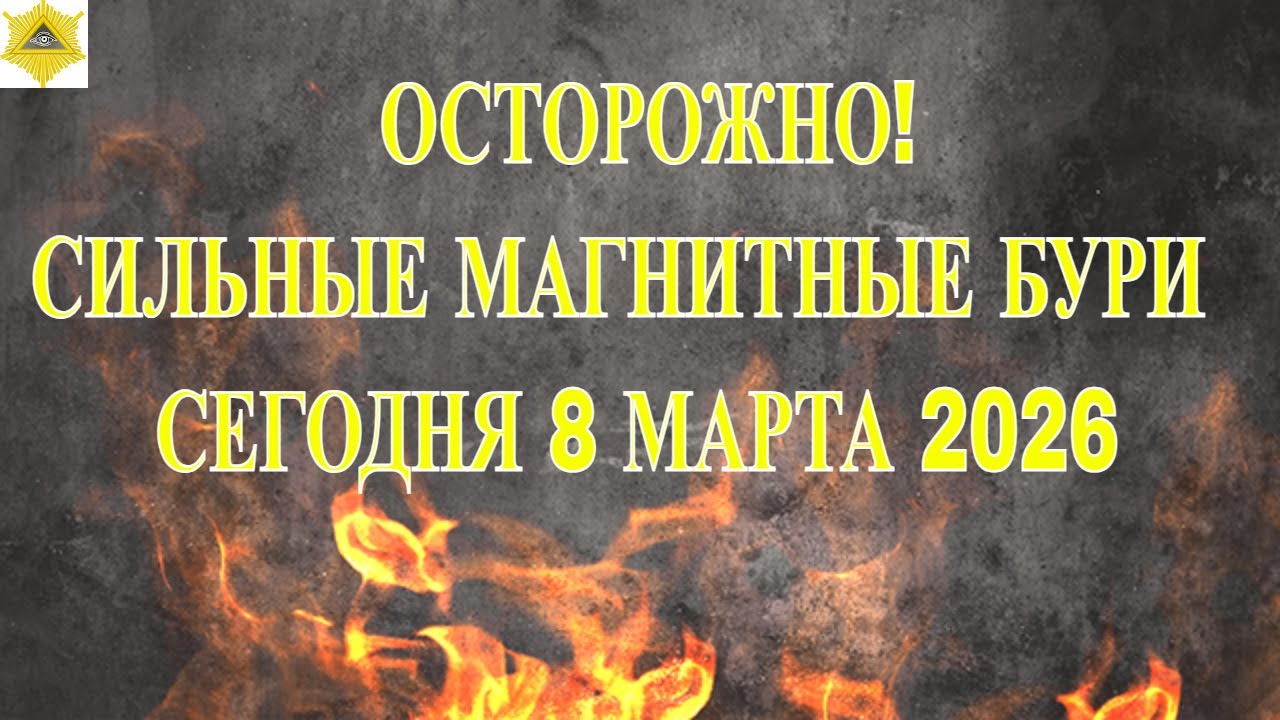 ВНИМАНИЕ! МАГНИТНЫЕ БУРИ 8 МАРТА 2026!