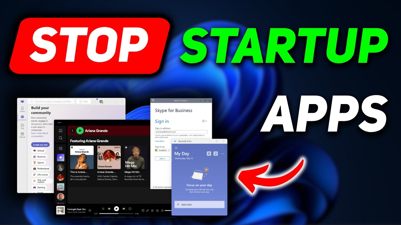 Как отключить запуск приложений при запуске Windows 11 | Отключение автозапуска программ