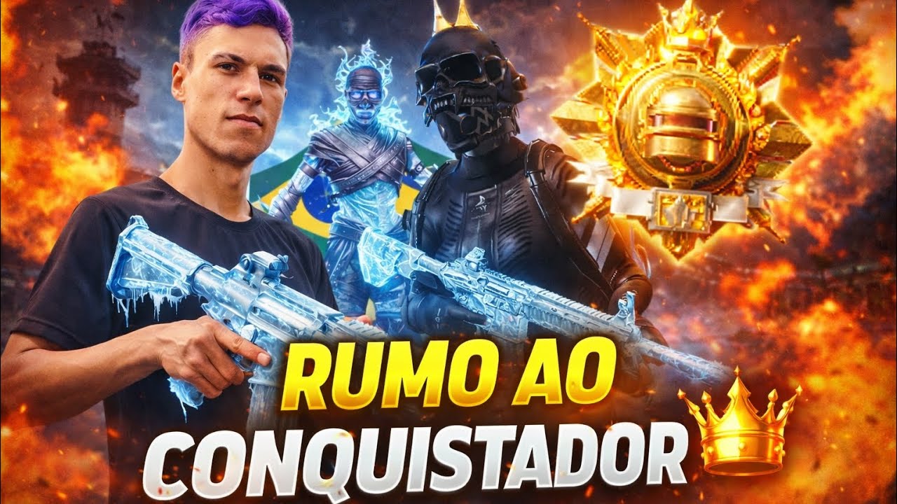 RUMO AO CONQUISTADOR PUBG MOBILE NO POCO X7 PRO 