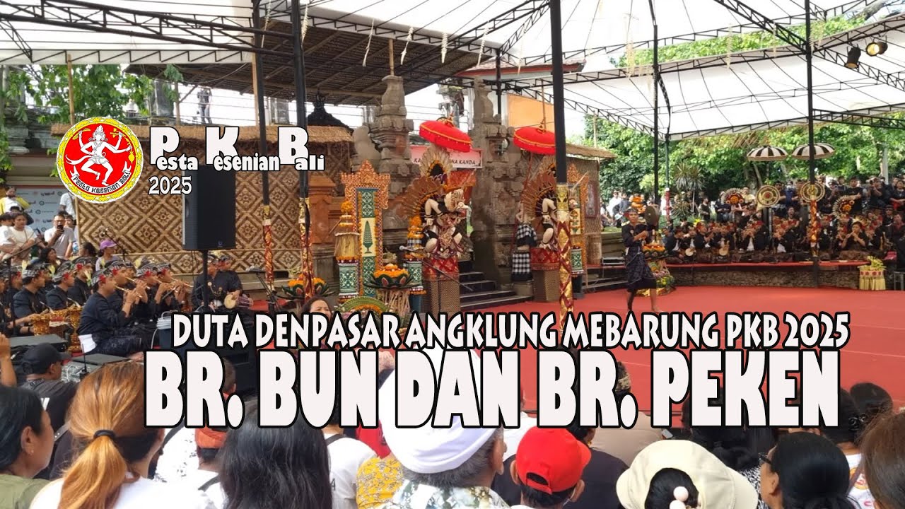ANGKLUNG MEBARUNG Br. Bun Dan Br. Peken Duta Denpasar PKB 2025