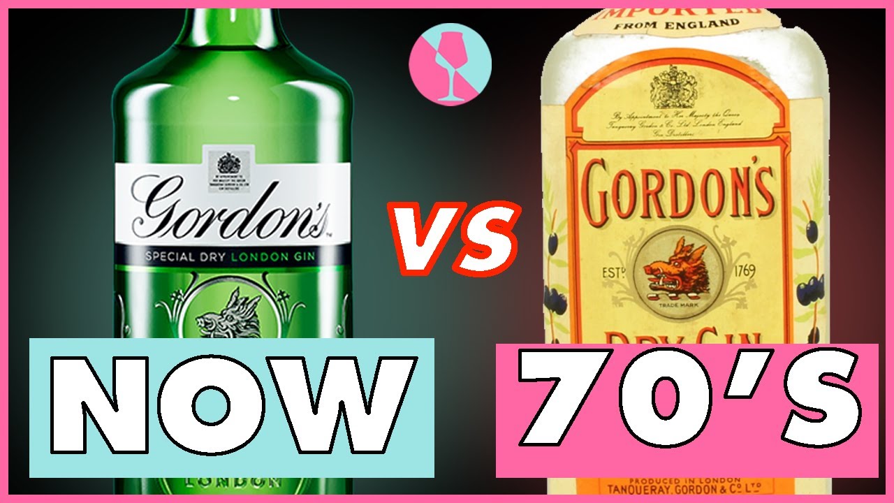 Drinking Gordon's Gin from the 1970s