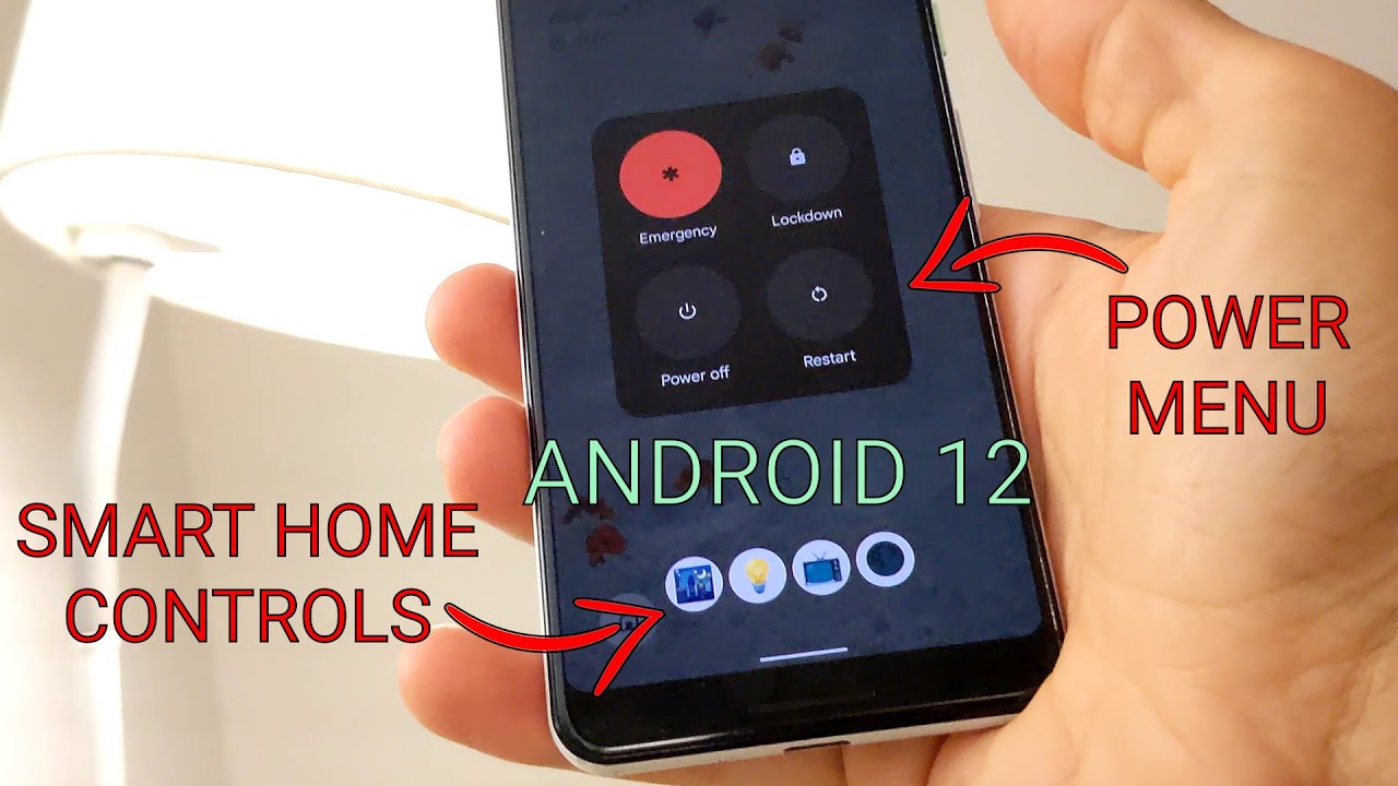 Android 12 - Bring Back Smart Home to the Power Menu