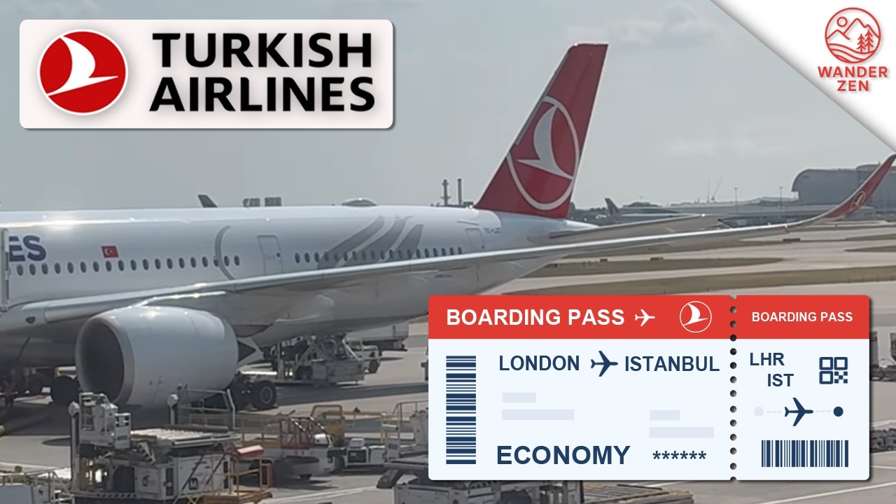 Turkish Airlines London LHR -  Istanbul IST | A350-900 Economy + Istanbul Arrival Tips