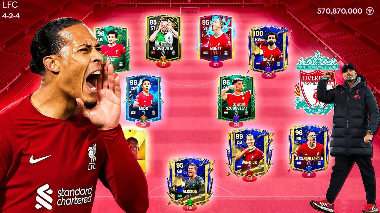 Thank You Klopp! Liverpool Best Special Squad Builder!! Fc mobile