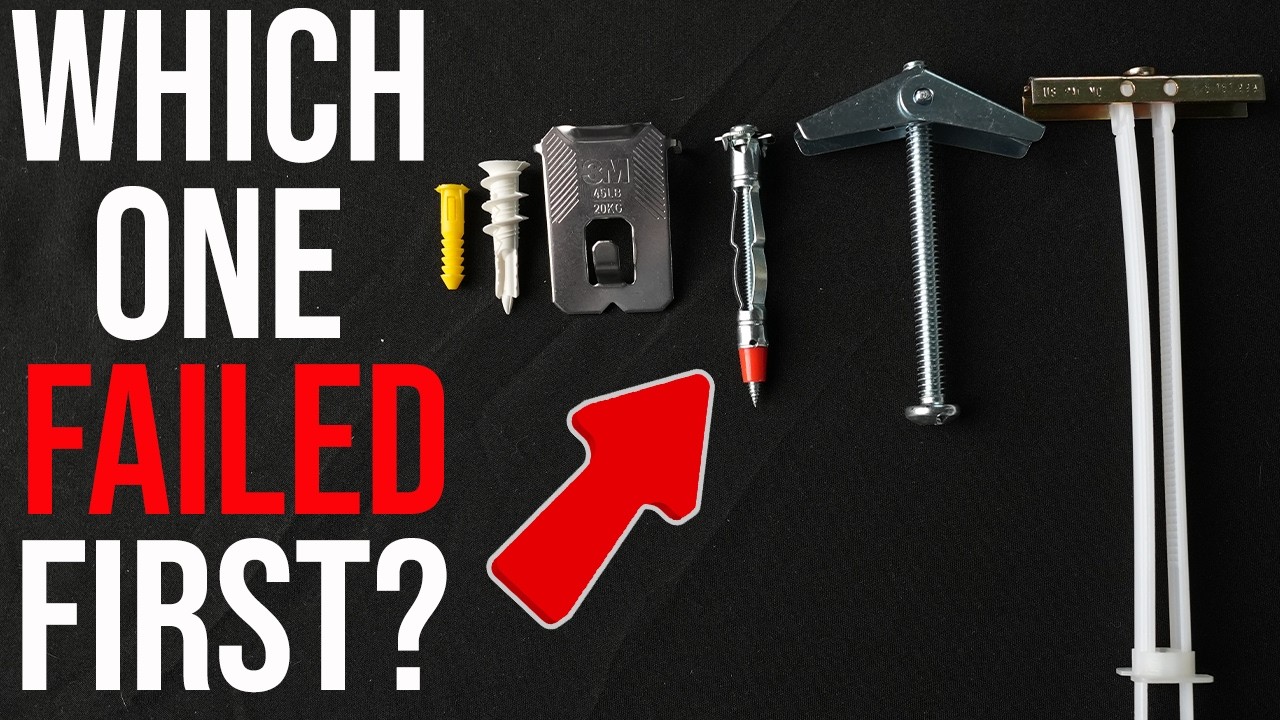 I Tested 6 Drywall Anchors to Failure (One Shocked Me)