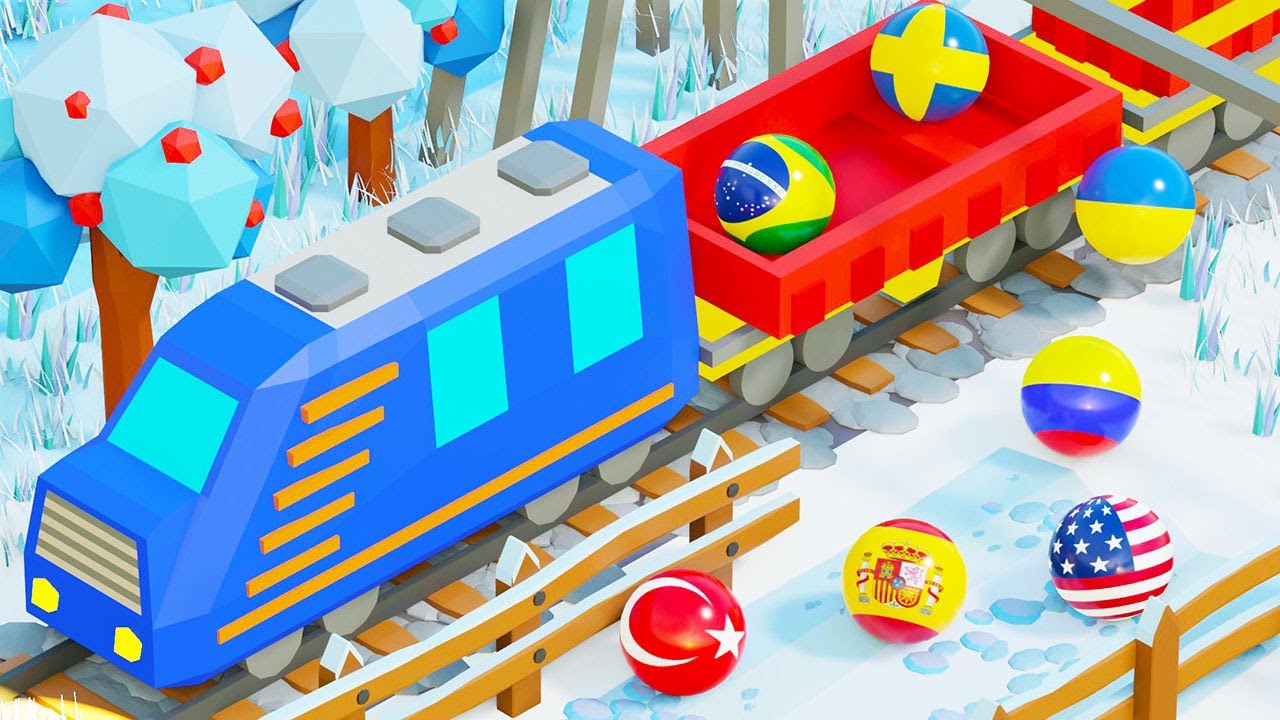 Marble Race Countries World Cup - Marble Race Countryballs 3D