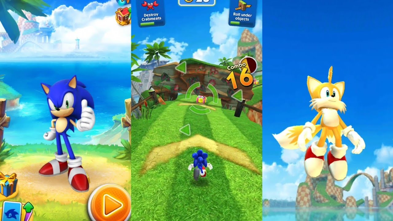 Play as Tails | Sonic Dash gameplay day 2
