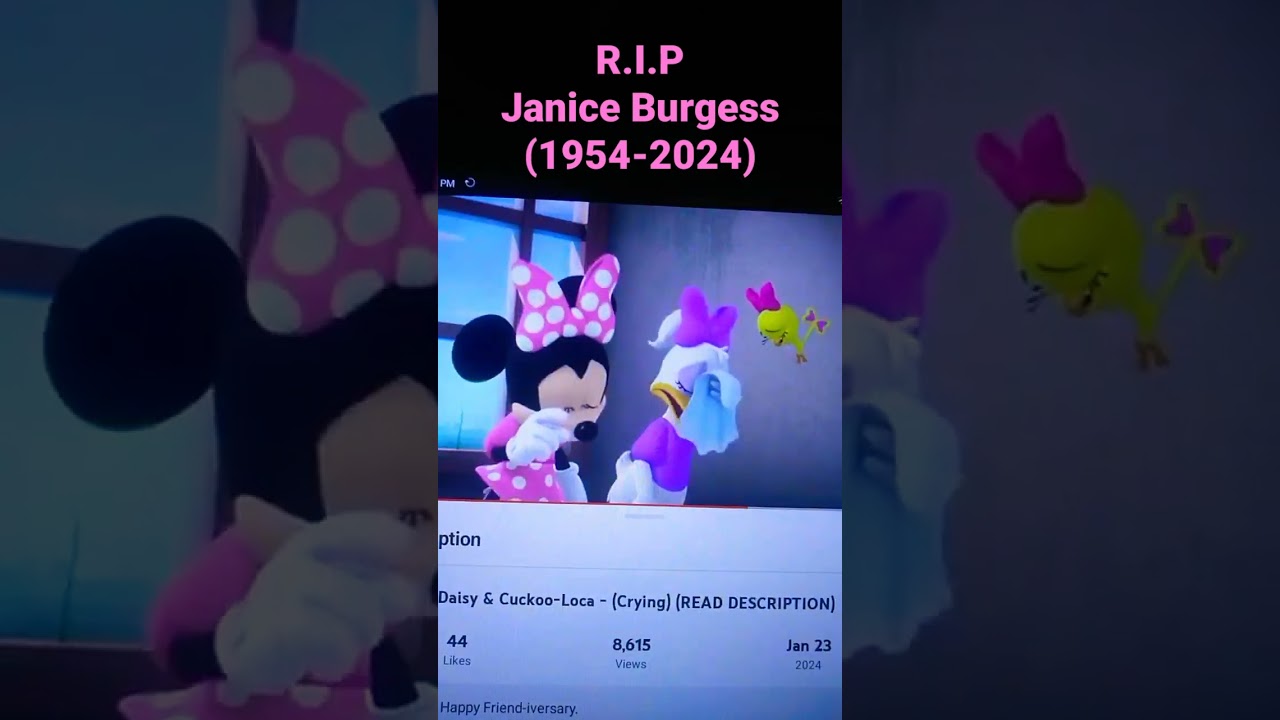 Janice Burgess Passed Away Last Year... 😭😭😭😭😭!!! Goodbye, My Backyard Friend...