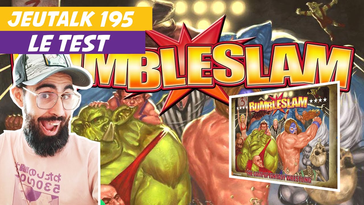 [REVIEW] JEUTALK #195 : Rumbleslam, du bon gros catch sur table !