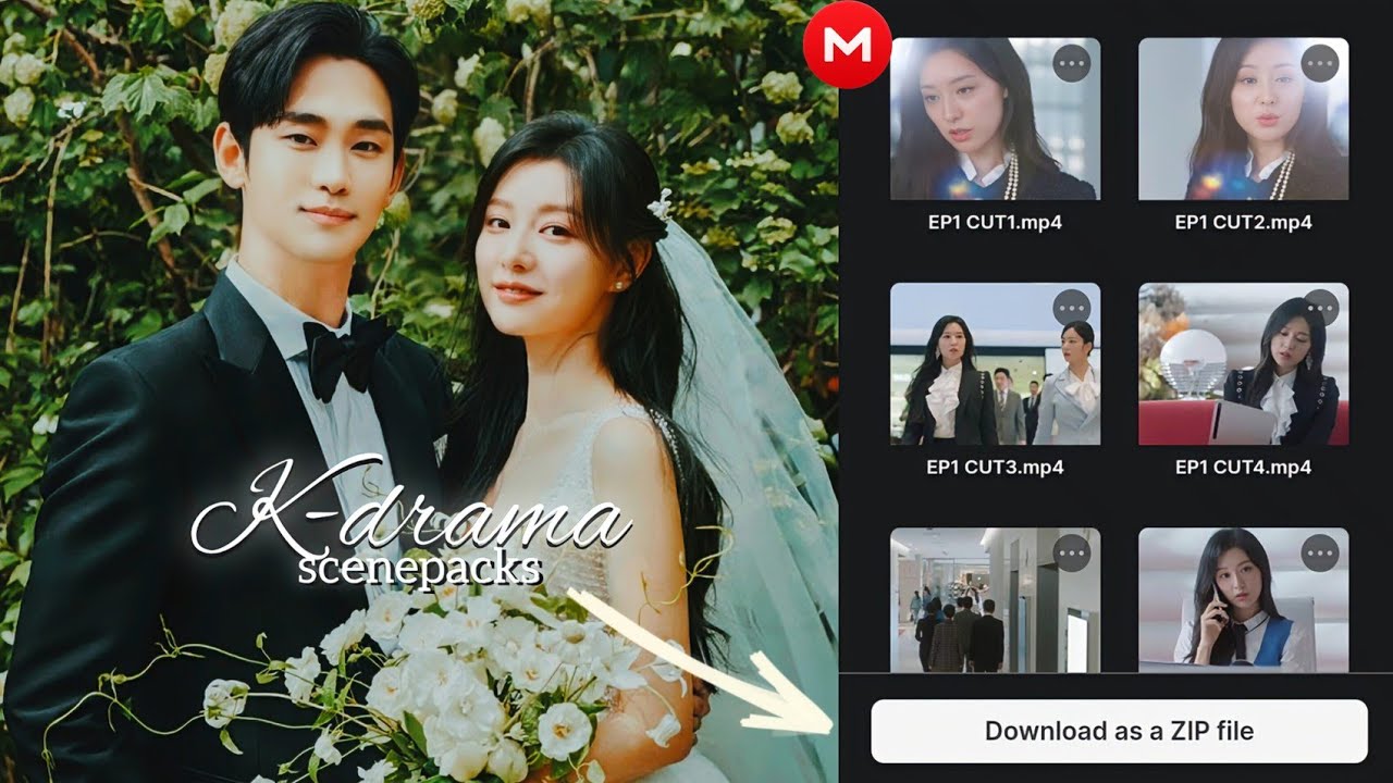 Как получить наборы сцен Kdrama в высоком качестве для редактирования. || Клипы Kdrama Twixtor (У...