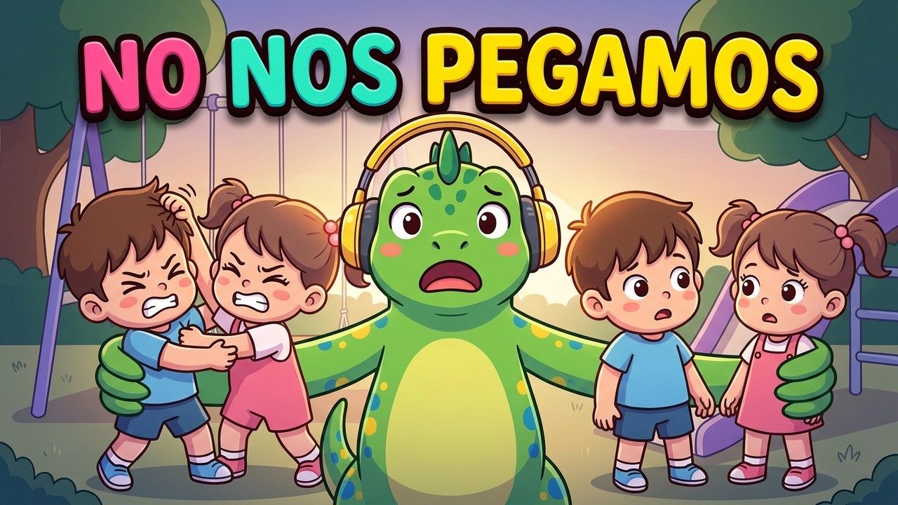 No pegamos – Canción infantil educativa sobre respeto y emociones | Canciones para niños