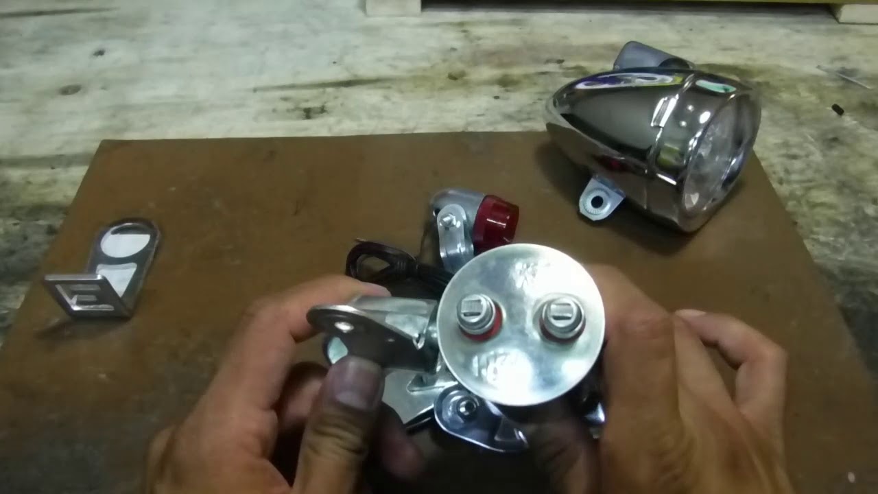 Faro de dinamo para bicicleta ¿Como funciona?