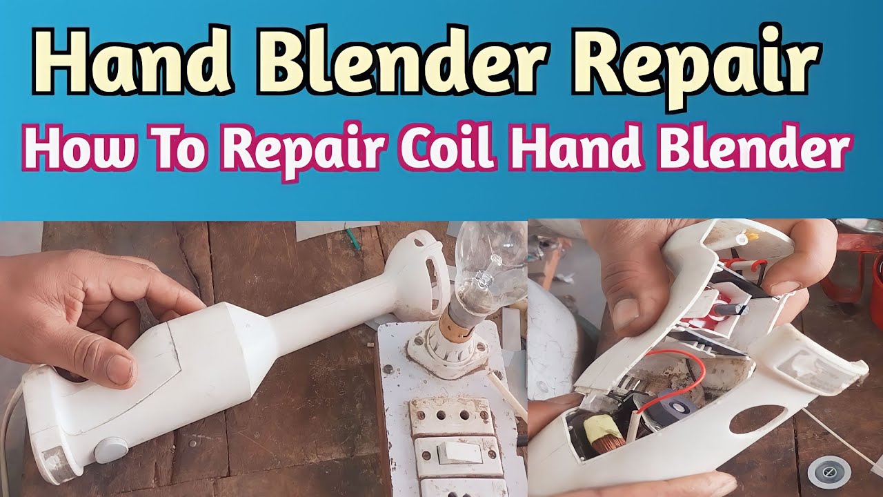 How to repair hand blender /Hand Blender motor coil repair #handblender