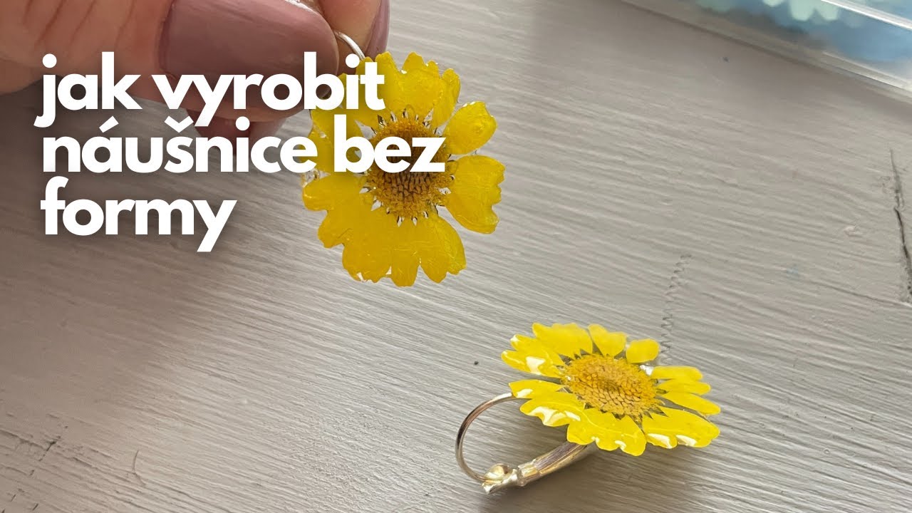 Jak vytvořit náušnice z pryskyřice bez použití formy | Resin Studio