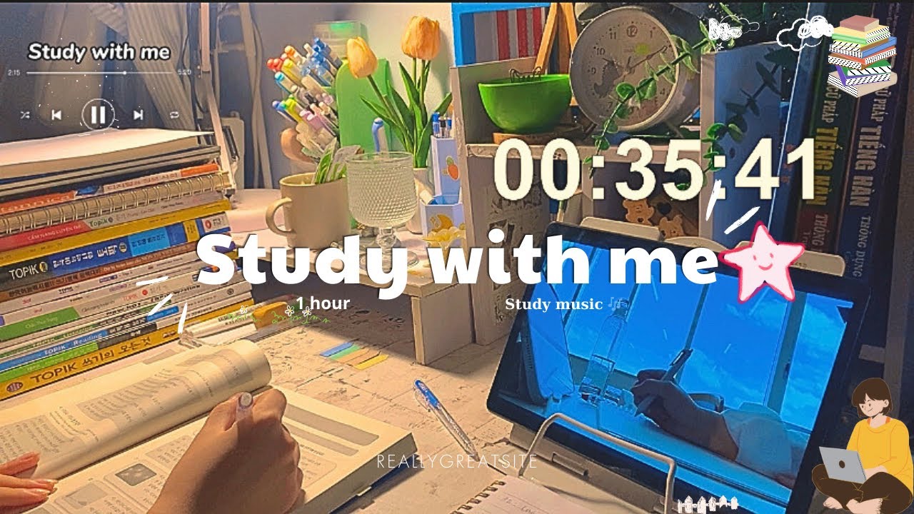 HỌC CÙNG MÌNH ĐÊM MUỘN🎧📚STUDY WITH ME//STUDY MUSIC 🏅🎶Pomodoro