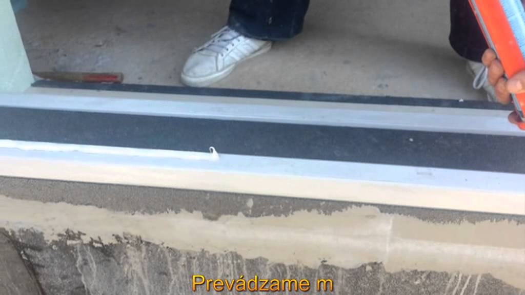 Montaz zdvižno-posuvnej steny 1 časť