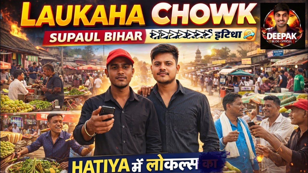 Laukaha Chowk Supaul #Bihar का पूरा मार्केट 😳| #Vlog 2026 | Full Tour | #video #localmarket #reality