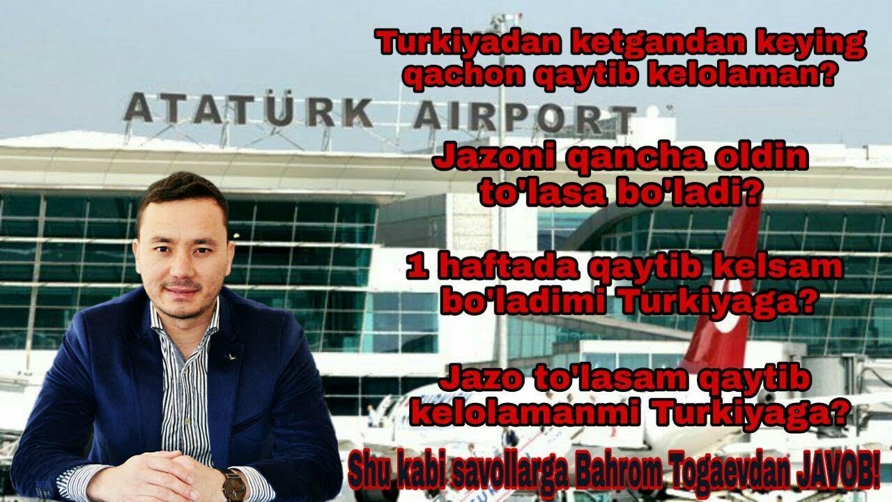 QACHON QAYTIB KELAOLAMAN TURKIYAGA? +90 531 942 1777
