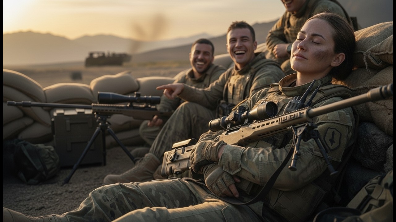 “She Slept Holding Her Sniper Rifle,” Team Thought She Was Crazy — By Morning the Enemy Was Defeated