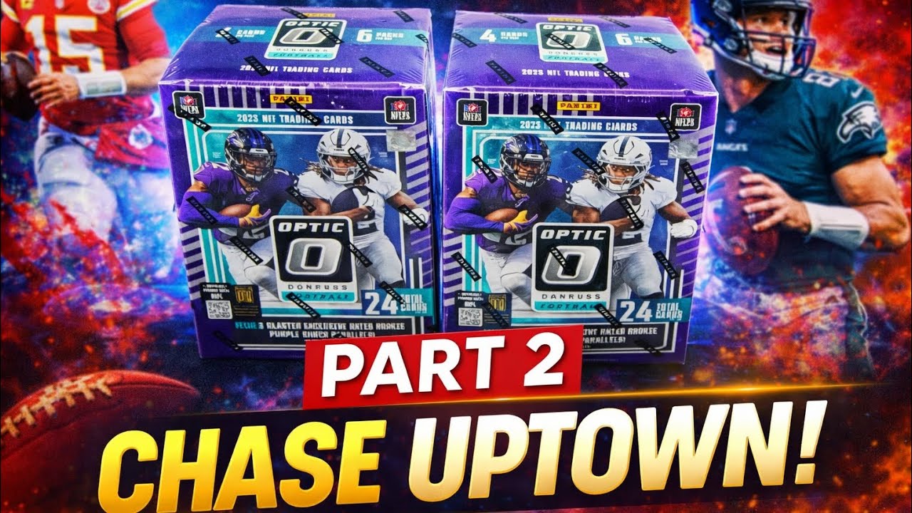 2025 Donruss Optic NFL Blaster Box 🔥 PART 2 | CHASING UPTOWN & Purple Shocks!