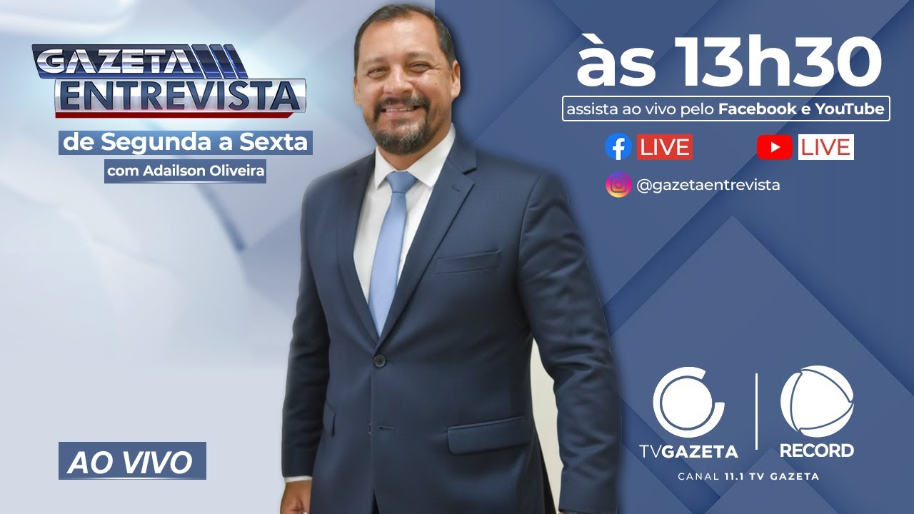 Ao Vivo: Gazeta Entrevista | 29/01/2026 |  Afiliada RECORD