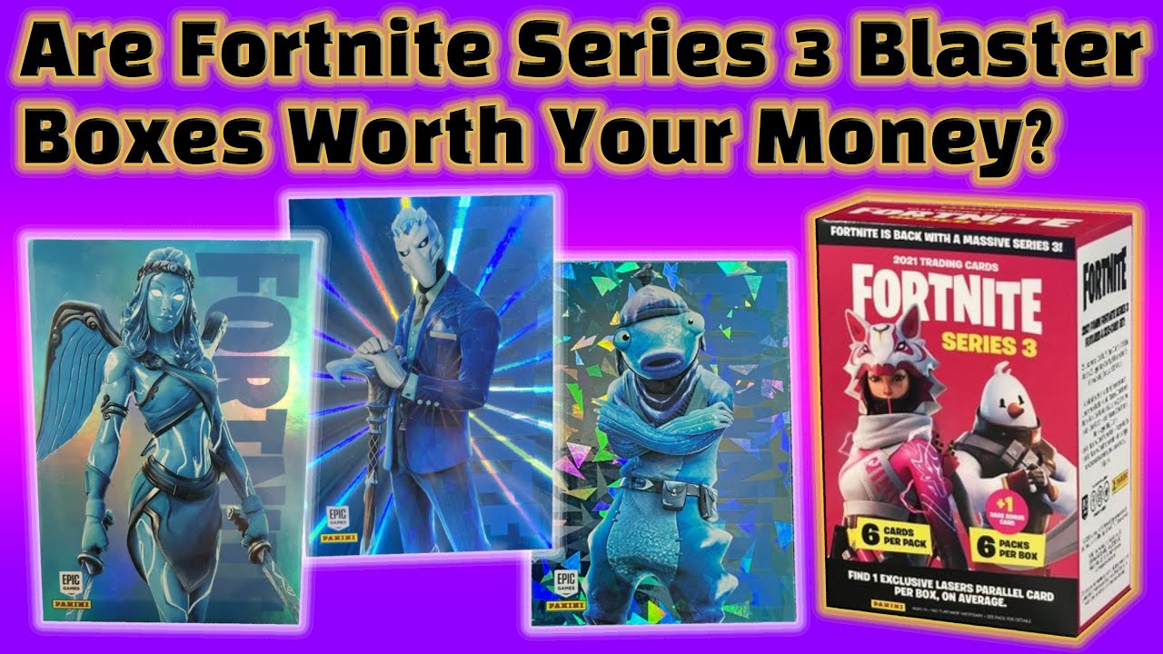 Fortnite Series 3 Blaster Box Product Review | LEGENDARY FROZEN HITS! POSSIBLE INVESTMENT OR TRASH?