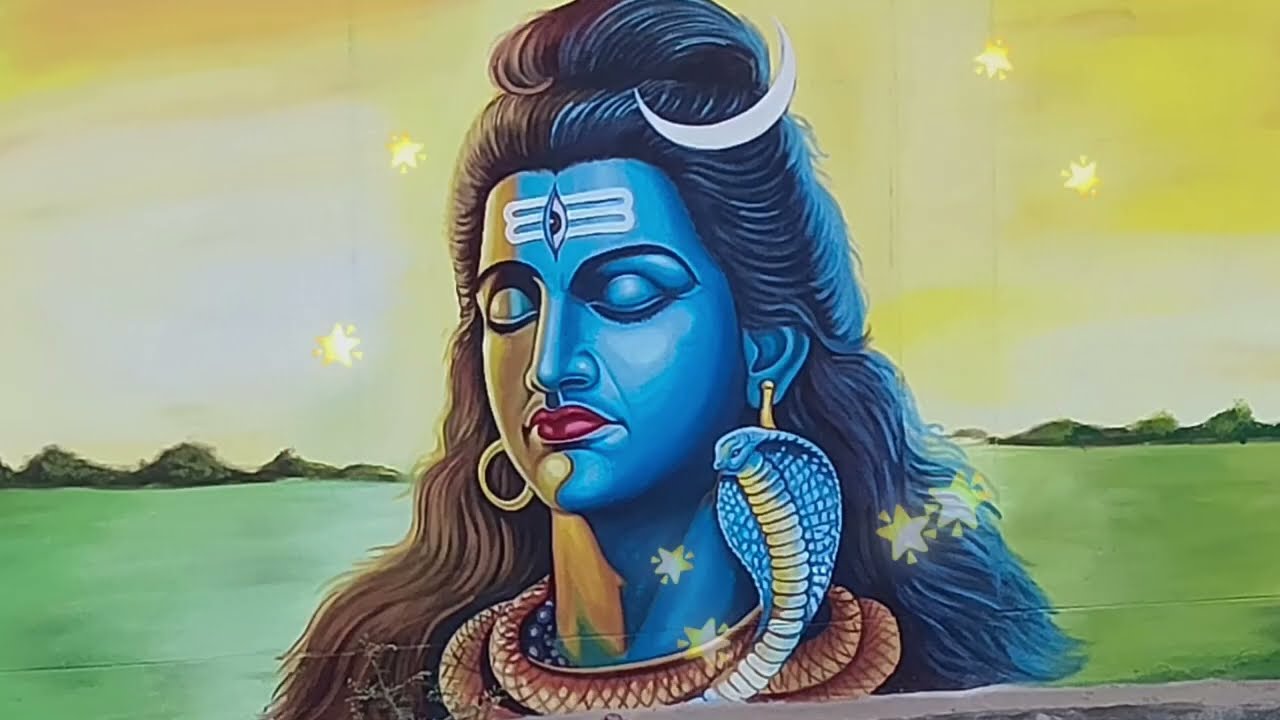 Shamshan ghat painting with apex emaltion 