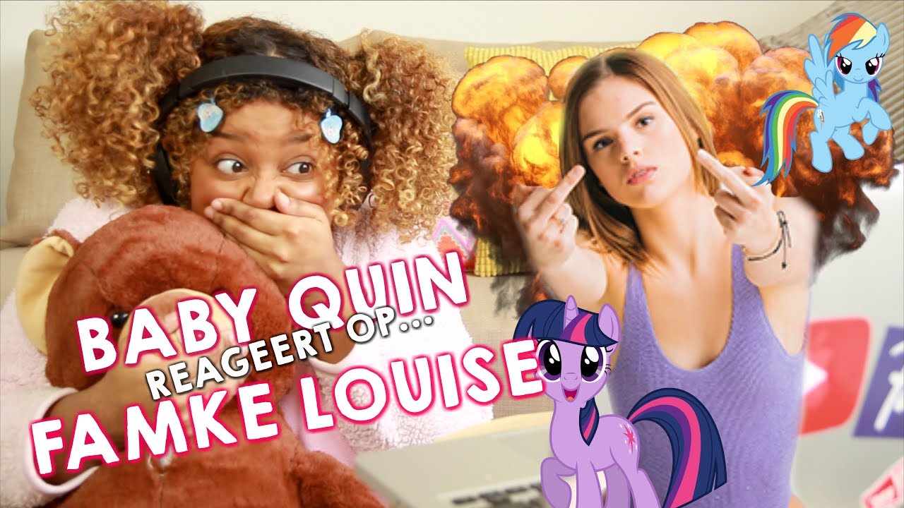 Mijn BABY ZUSJE Reageert op FAMKE LOUISE | #GOEDVOLK
