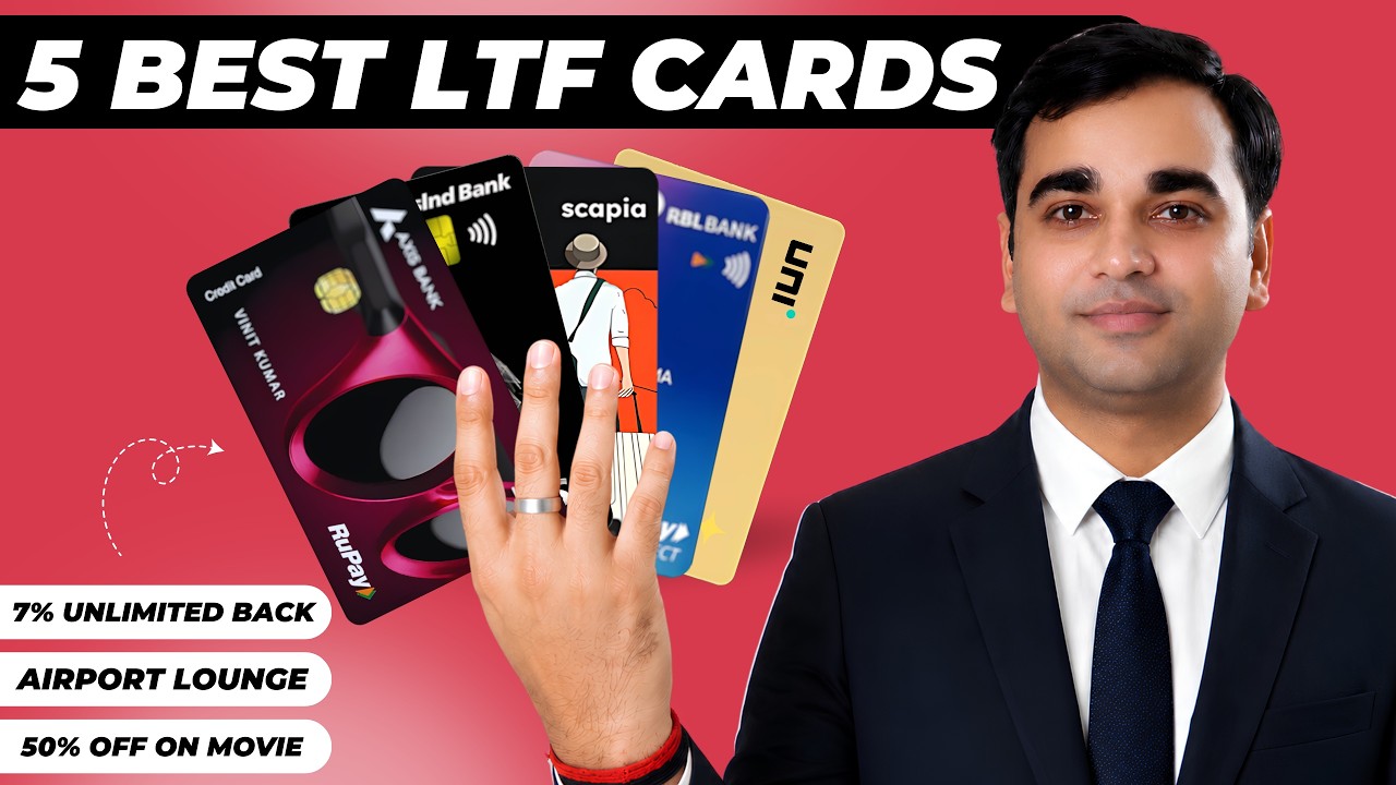 Top 5 Lifetime Free Credit Cards in India 2026 | Best Cashback & Lounge Access