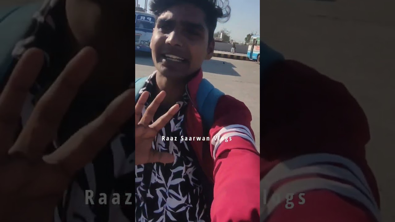 जींद बस स्टैंड हरियाणा raaz saarwan vlogs #raazsaarwan