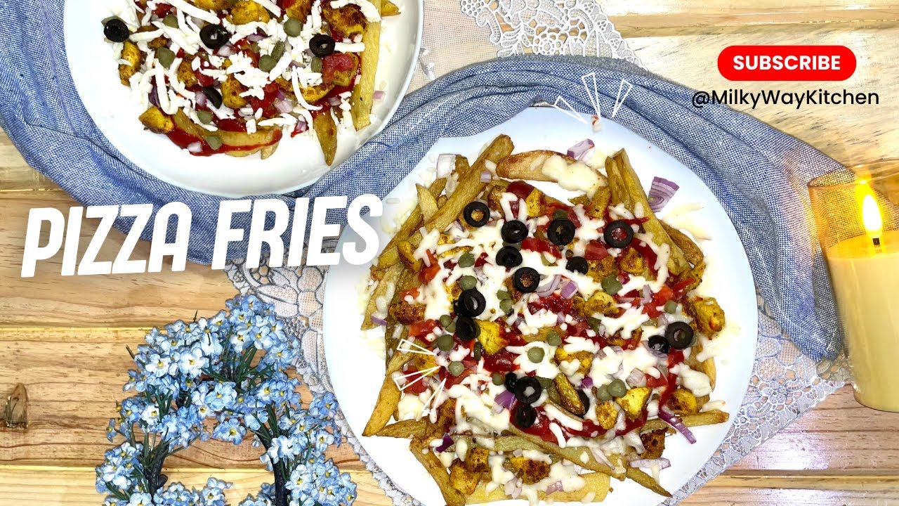 Cheesy Pizza Fries - Ultimate Loaded Fries Recipe at Home