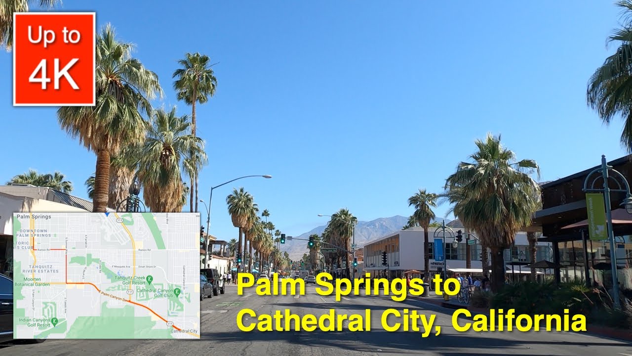 Palm Springs to Cathedral City (No Sound)